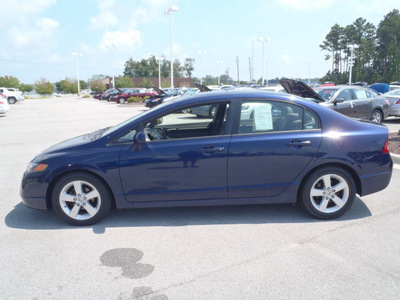 honda civic 2008 blue sedan ex l 4 cylinders automatic 28557