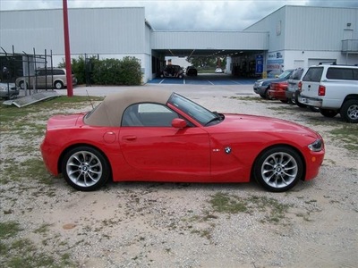 bmw z4 2005 red gasoline 6 cylinders rear wheel drive not specified 34731