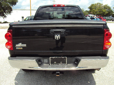 dodge ram 1500 2008 black pickup truck big horn gasoline 8 cylinders rear wheel drive automatic 32901
