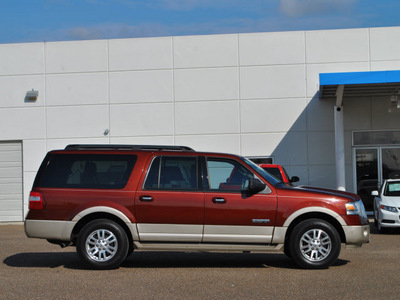 ford expedition el 2007 dk  brown suv eddie bauer gasoline 8 cylinders rear wheel drive 6 speed automatic 78586
