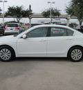 honda accord 2010 white sedan lx 4 cylinders automatic with overdrive 77074