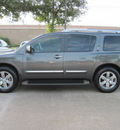 nissan armada 2011 dk  gray suv platinum flex fuel 8 cylinders 2 wheel drive automatic with overdrive 77477