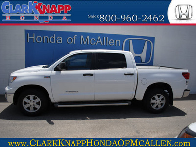 toyota tundra 2010 white grade gasoline 8 cylinders 2 wheel drive 6 speed automatic 78505