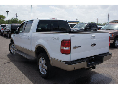 ford f 150 2008 white king ranch flex fuel 8 cylinders 4 wheel drive automatic 78539