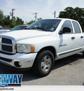 dodge ram 1500 2002 white pickup truck slt 8 cylinders automatic 75062