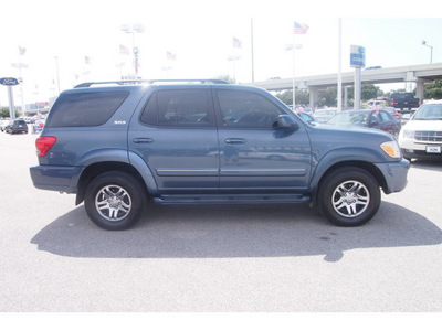 toyota sequoia 2005 blue suv sr5 8 cylinders automatic 77074