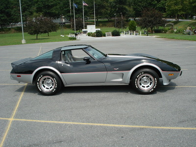 chevrolet corvette 1978 black coupe gasoline v8 rear wheel drive automatic 17972