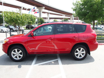 toyota rav4 2007 red suv limited 4 cylinders automatic 75034