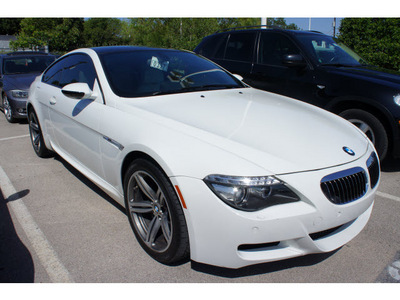 bmw m6 2008 white coupe 10 cylinders automatic 78729