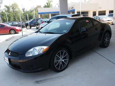 mitsubishi eclipse 2012 black hatchback gs gasoline 4 cylinders front wheel drive shiftable automatic 78233