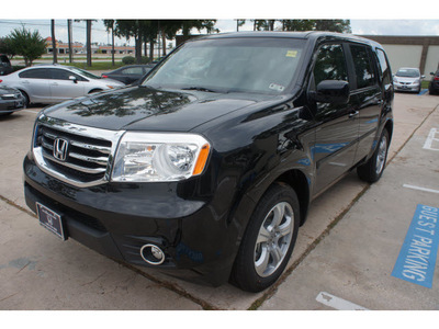 honda pilot 2012 black suv ex l gasoline 6 cylinders front wheel drive automatic 77339