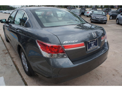 honda accord 2012 dk  gray sedan lx p gasoline 4 cylinders front wheel drive automatic 77339