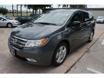 honda odyssey 2012 dk  gray van touring gasoline 6 cylinders front wheel drive automatic 77339