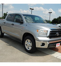 toyota tundra 2010 silver grade flex fuel 8 cylinders 4 wheel drive automatic with overdrive 77706