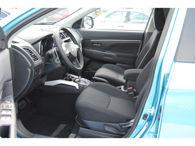 mitsubishi outlander sport 2012 lt  blue wagon se gasoline 4 cylinders front wheel drive autostick 77094