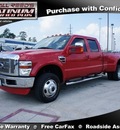 ford f 350 super duty 2010 red diesel 8 cylinders 4 wheel drive automatic 77338