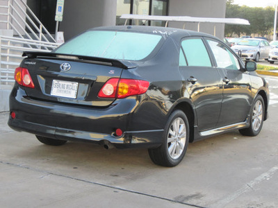 toyota corolla 2010 black sedan s gasoline 4 cylinders front wheel drive automatic with overdrive 77074