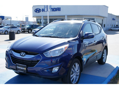 hyundai tucson 2012 lt  blue limited gasoline 4 cylinders front wheel drive automatic 77094