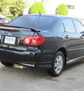 toyota corolla 2008 black sedan s gasoline 4 cylinders front wheel drive automatic with overdrive 77074