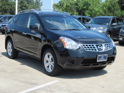nissan rogue 2010 black suv sl gasoline 4 cylinders front wheel drive automatic with overdrive 77074
