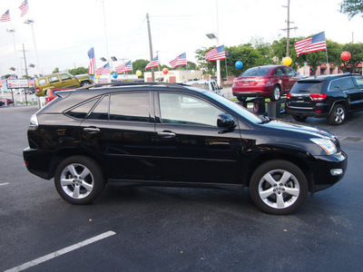 lexus rx 350 2008 black suv gasoline 6 cylinders front wheel drive automatic 33021