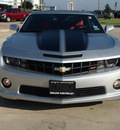 chevrolet camaro 2010 silver coupe ss gasoline 8 cylinders rear wheel drive 6 speed manual 78155
