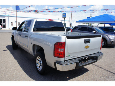 chevrolet silverado 1500 2011 silver ls flex fuel 8 cylinders 2 wheel drive automatic 78501