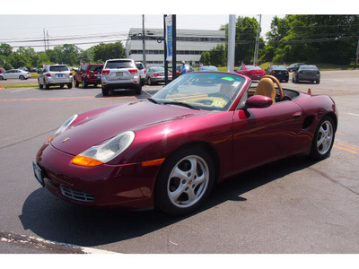 porsche boxster 1999 red gasoline 6 cylinders rear wheel drive 5 speed manual 07701