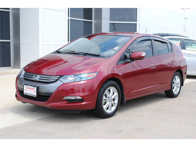 honda insight 2010 red hatchback ex hybrid 4 cylinders front wheel drive automatic 77802