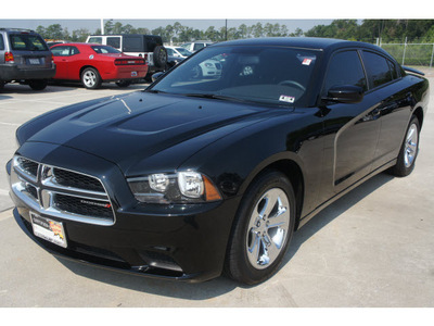 dodge charger 2012 pitch blk sedan se gasoline 6 cylinders rear wheel drive automatic 77338