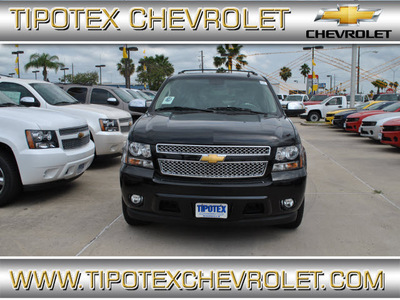 chevrolet tahoe 2012 black suv ltz flex fuel 8 cylinders 2 wheel drive automatic 78521