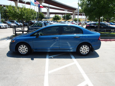 honda civic 2011 blue sedan vp gasoline 4 cylinders front wheel drive automatic 75034