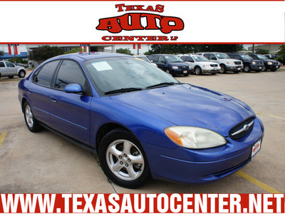 ford taurus 2003 blue sedan se gasoline 6 cylinders front wheel drive automatic 78666