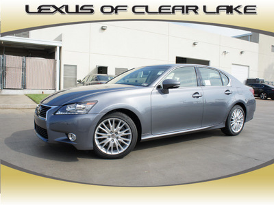 lexus gs 350 2013 gray sedan gasoline 6 cylinders rear wheel drive automatic 77546