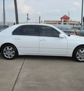 lexus ls 430 2003 white sedan gasoline 8 cylinders rear wheel drive automatic with overdrive 77074