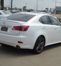 lexus is 250 2012 white sedan gasoline 6 cylinders rear wheel drive shiftable automatic 77074