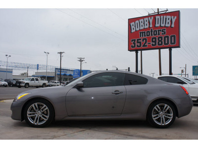 infiniti g37 2008 gray coupe gasoline 6 cylinders rear wheel drive automatic 79110