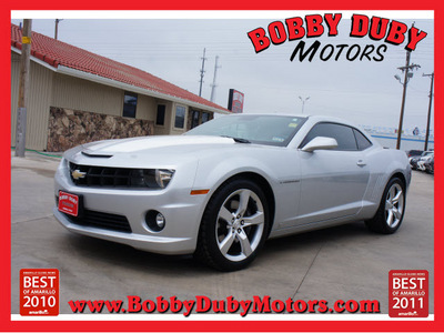 chevrolet camaro 2010 silver coupe ss gasoline 8 cylinders rear wheel drive automatic 79110