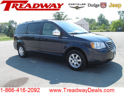 chrysler town and country 2008 dk  blue van touring gasoline 6 cylinders front wheel drive automatic 45840