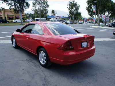 honda civic 2003 red coupe ex gasoline 4 cylinders sohc front wheel drive automatic 92882