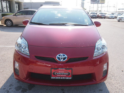 toyota prius 2011 red ii hybrid 4 cylinders front wheel drive automatic 76011