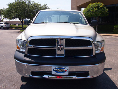 dodge ram 1500 2010 silver pickup truck st gasoline 6 cylinders 2 wheel drive automatic 75075