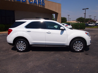 chevrolet equinox 2010 white suv lt gasoline 4 cylinders front wheel drive automatic 75075