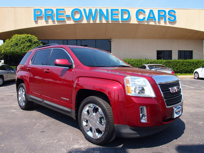gmc terrain 2010 red suv slt 1 gasoline 6 cylinders front wheel drive automatic 75075
