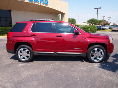 gmc terrain 2010 red suv slt 1 gasoline 6 cylinders front wheel drive automatic 75075