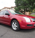 ford fusion 2006 maroon sedan 5spd only 77k gasoline 4 cylinders front wheel drive 5 speed manual 80012