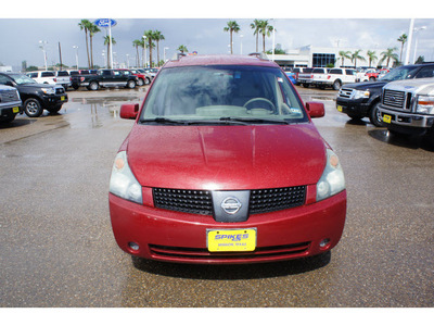 nissan quest 2006 dk  red van 3 5 s gasoline 6 cylinders front wheel drive automatic 78572