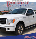 ford f 150 2012 white stx flex fuel 8 cylinders 2 wheel drive automatic 76567