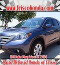 honda cr v 2012 blue suv ex gasoline 4 cylinders front wheel drive automatic 75034