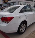 chevrolet cruze 2012 white sedan lt fleet gasoline 4 cylinders front wheel drive automatic 77375